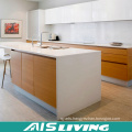 UV Finished Modern Design kitchen Cabinet with Island Made in China (AIS-K971)